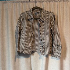 Rare Lykke Wullf Sample Striped Black and White Women's Jacket/top